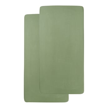 2er-Pack Jersey-Spannbetttücher 40x80 - 40x90cm