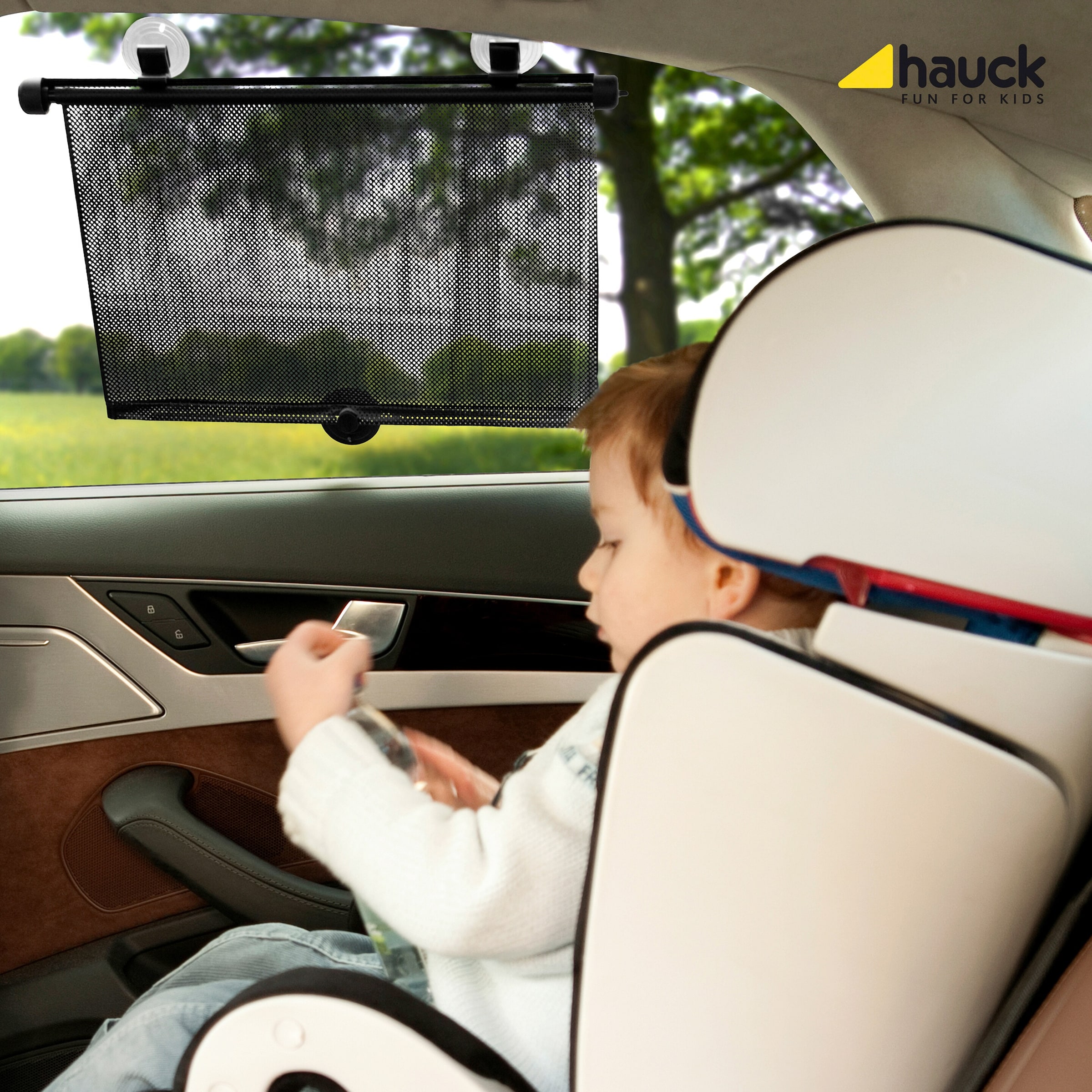 2er-Pack Auto-Sonnenschutzrollo Shade me mit UV-Schutz
