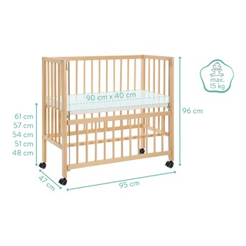 Beistellbett Cocon 40x90 cm