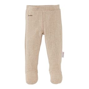 Pantalon avec pieds matière côtelée