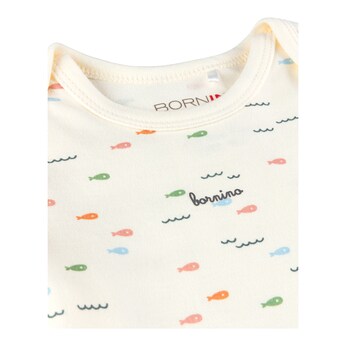 2er-Pack Bodys kurzarm Fische Papierboot