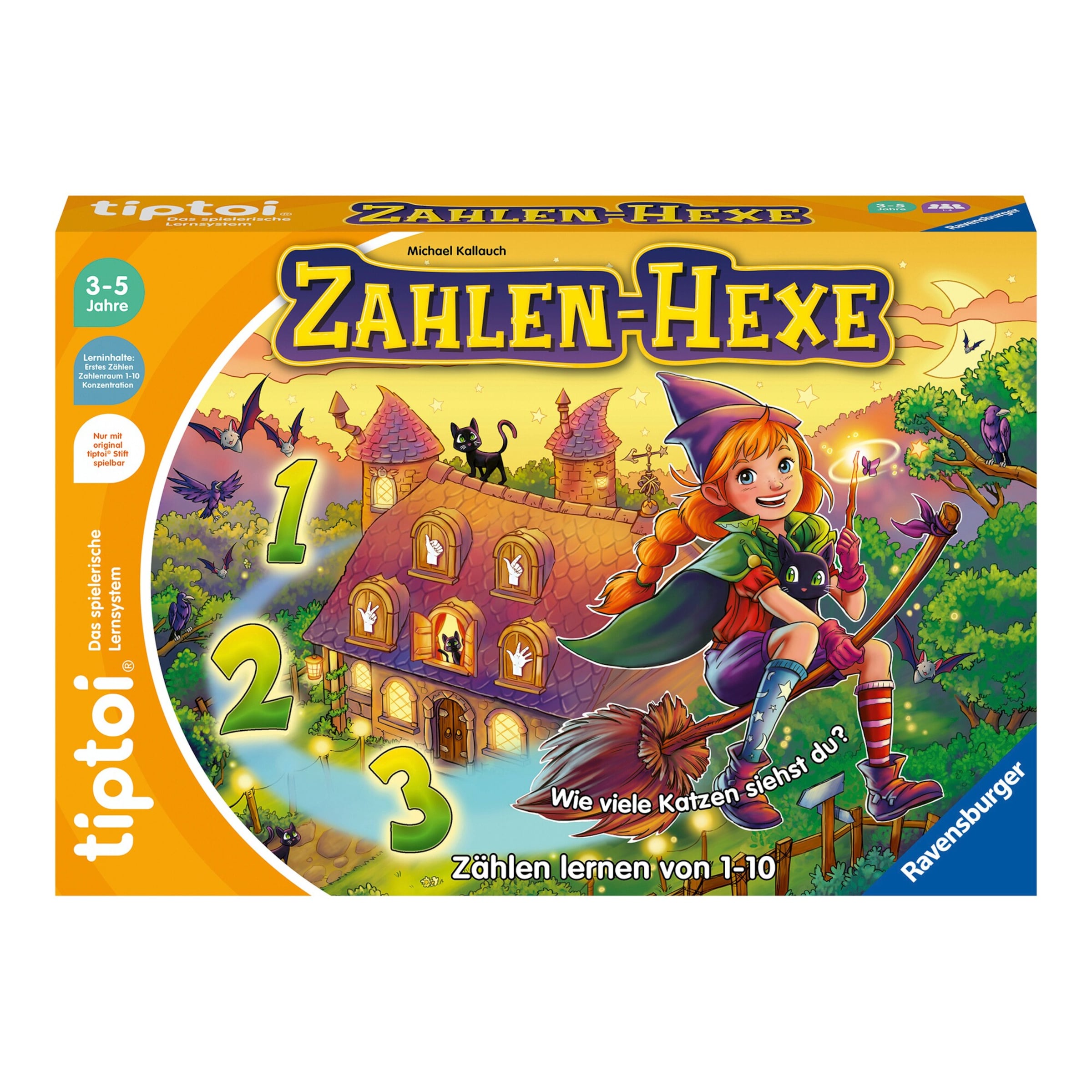 Ravensburger Tiptoi Lernspiel Zahlen-Hexe