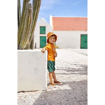 Badeshorts mit Windeleinsatz Kakteen