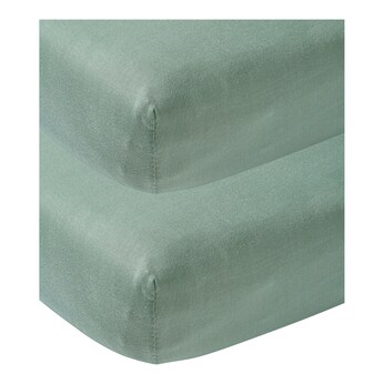 2er-Pack Jersey-Spannbetttücher 70x140 - 70x150 cm