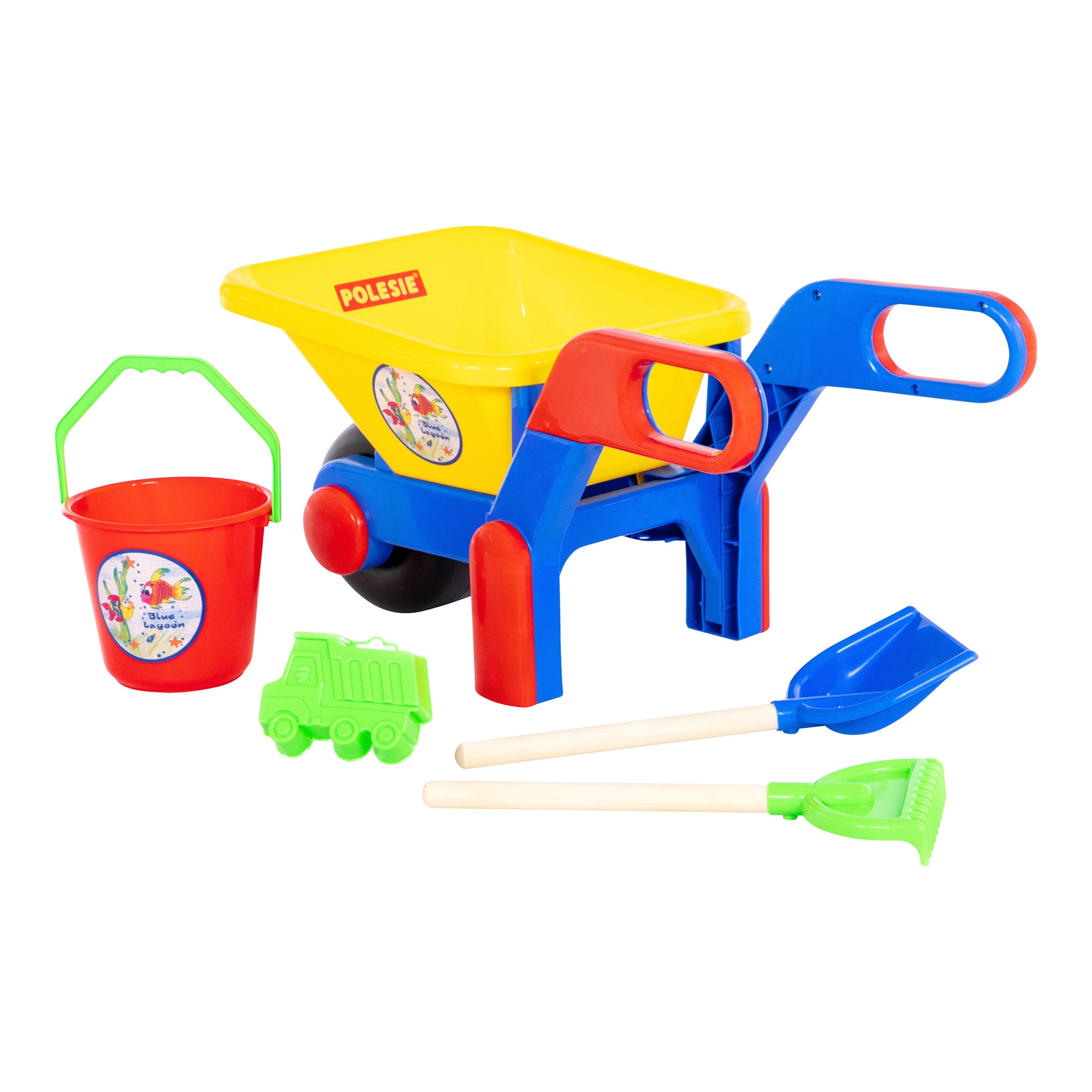 Schubkarre gefüllt 5-tlg.