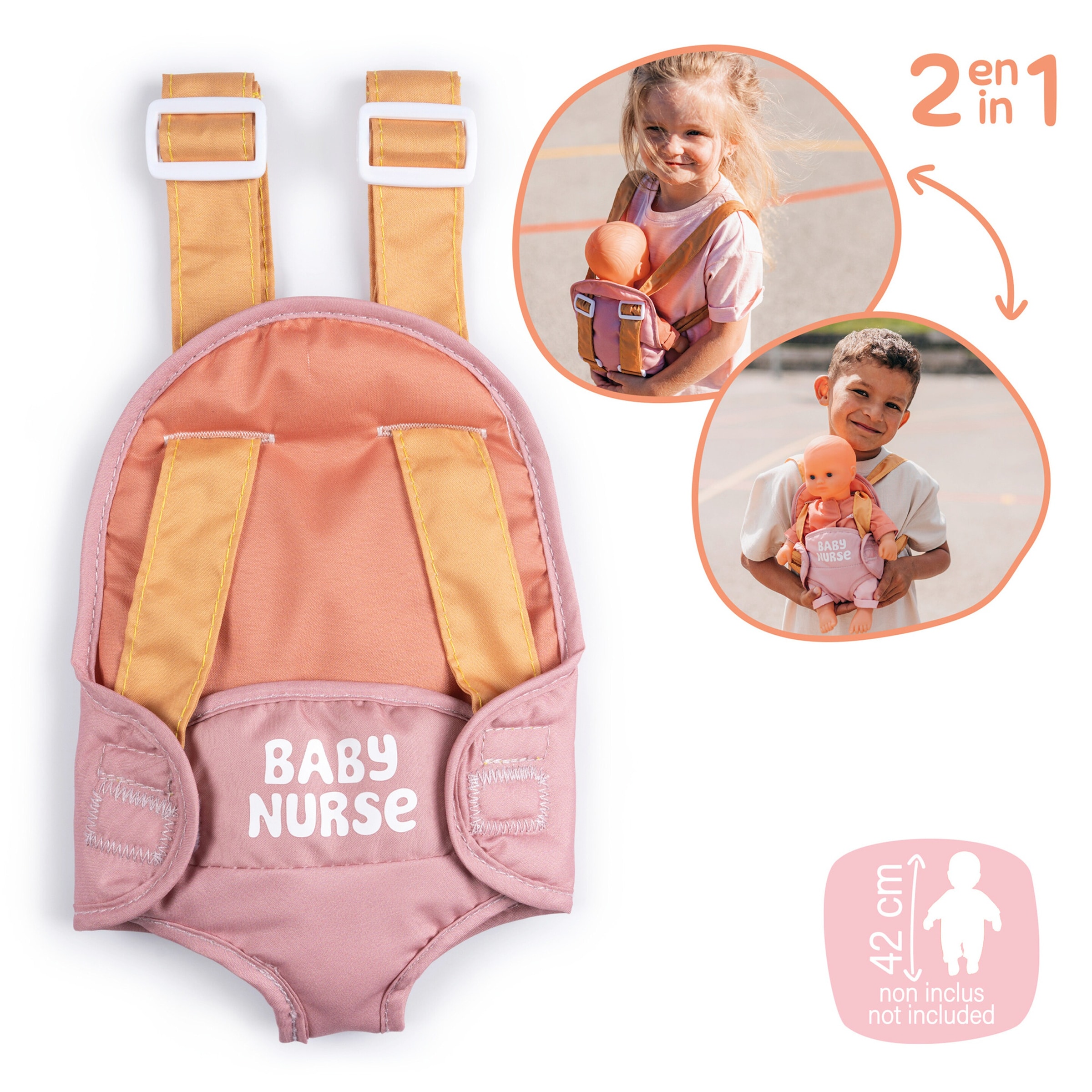 Smoby Puppen-Tragesitz Baby Nurse