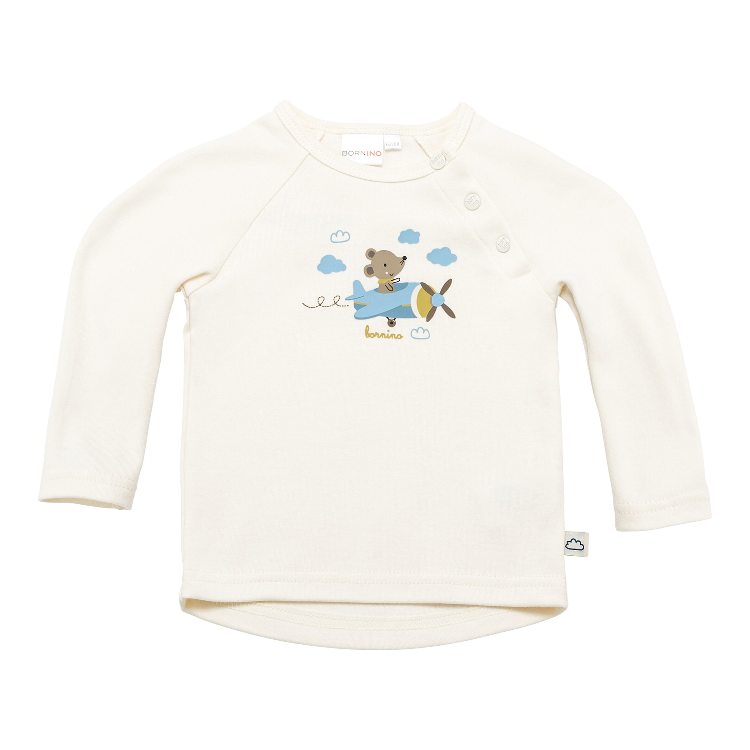 Bornino On The Road Raglanshirt langarm Maus