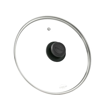 STONELINE Glasdeckel 26 cm | Schwarz
