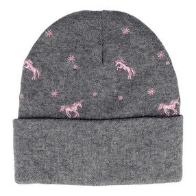 Bonnet d’hiver en maille licornes