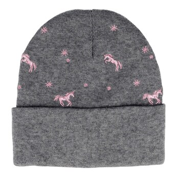 Winter-Strickmütze Einhörner