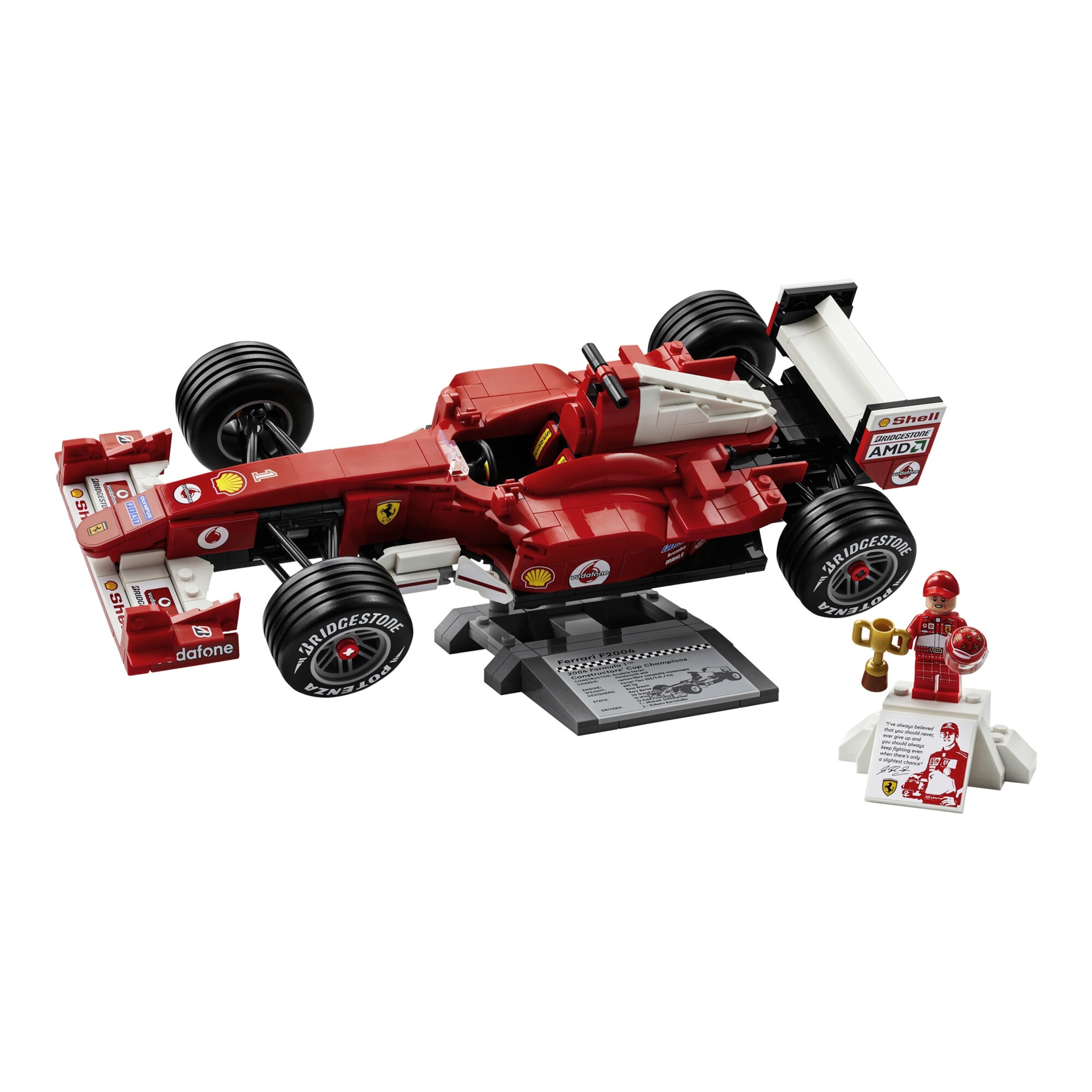 Lego® Icons 11375 Ferrari F2004 und Michael Schumacher