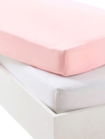 2er-Pack Baby Spannbettlaken