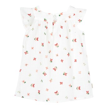 Musselin-Kleid Flügelarm Blumen