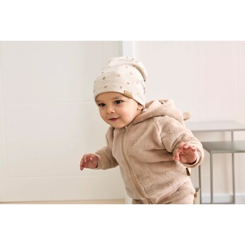 Plüschjacke Kapuze mit Ohren
