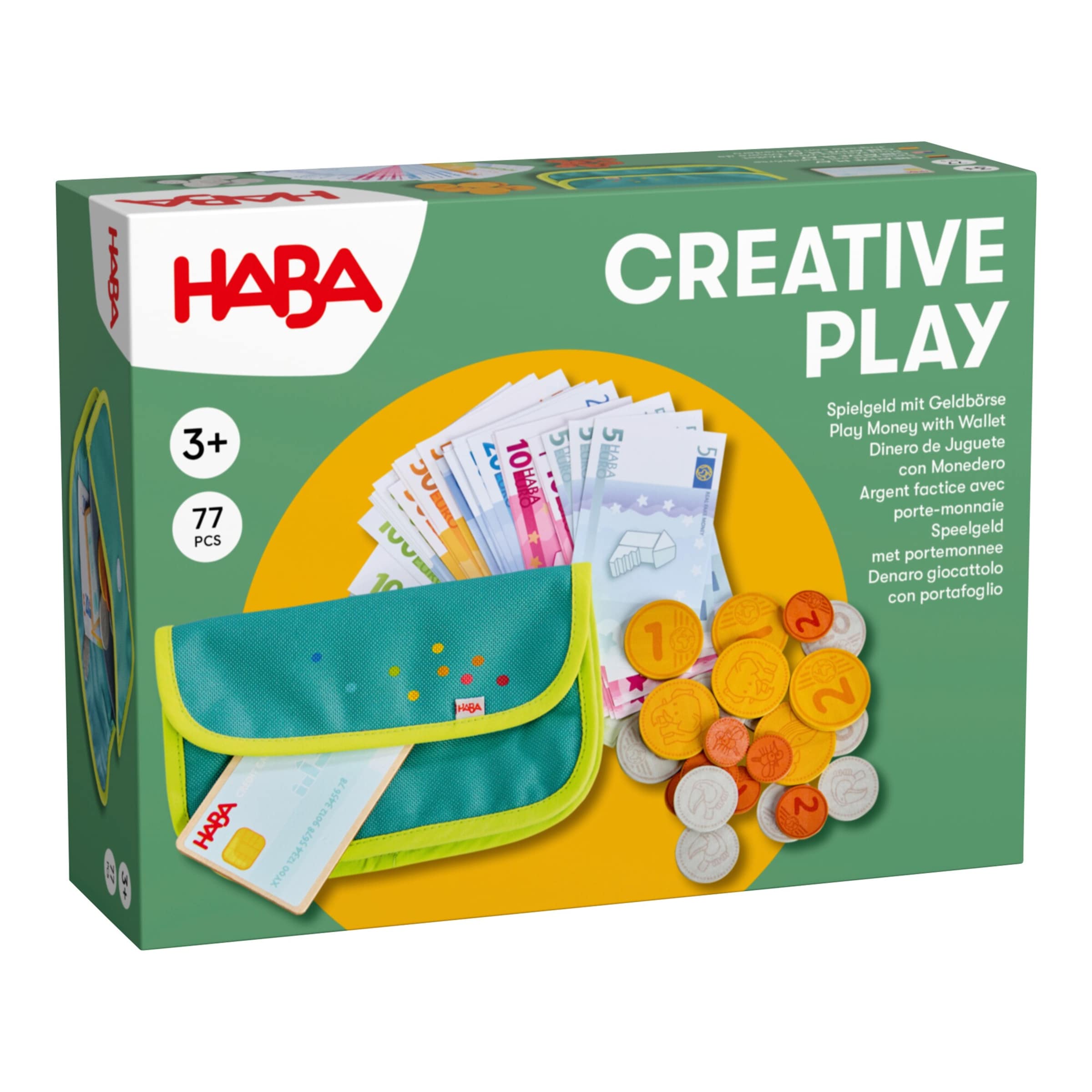 Haba Spiellebensmittel "Creative Play - Spielgeld Set"