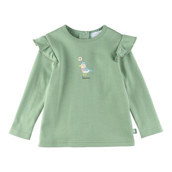 Shirt langarm Möwe Rüschen