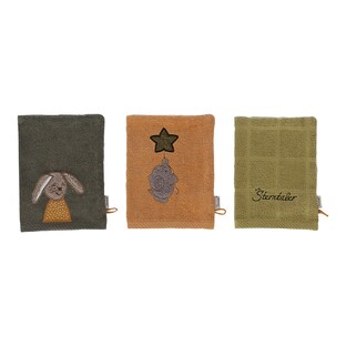3er-Pack Waschlappen