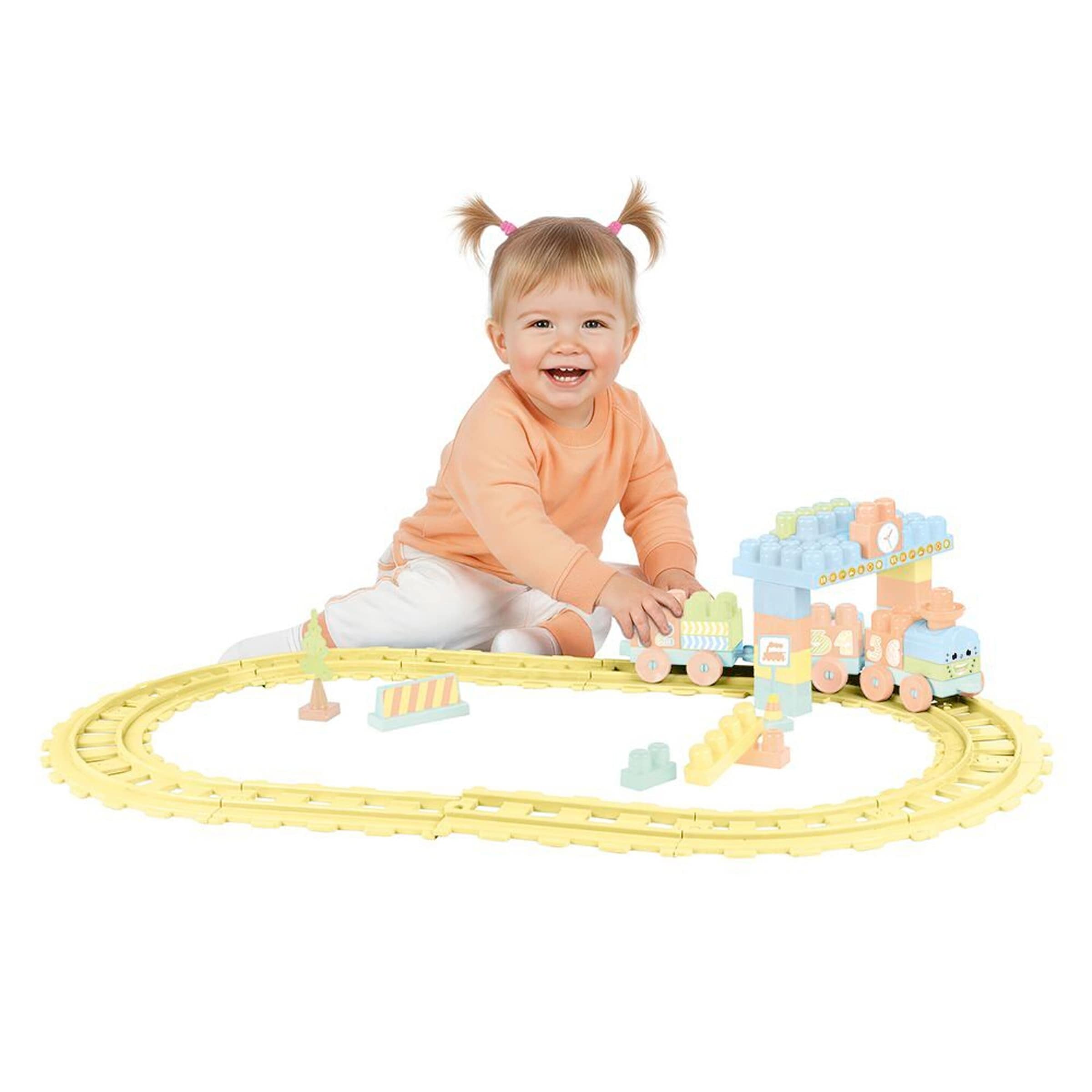 Dolu Zug-Bausteine Set 58 tlg.
