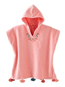 Mädchen Badeponcho HIPPIE BLUMENMÄDCHEN