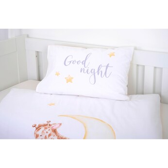 Renforcé Wende-Bettwäsche Sleeping on the moon 40x60 / 100/135 cm