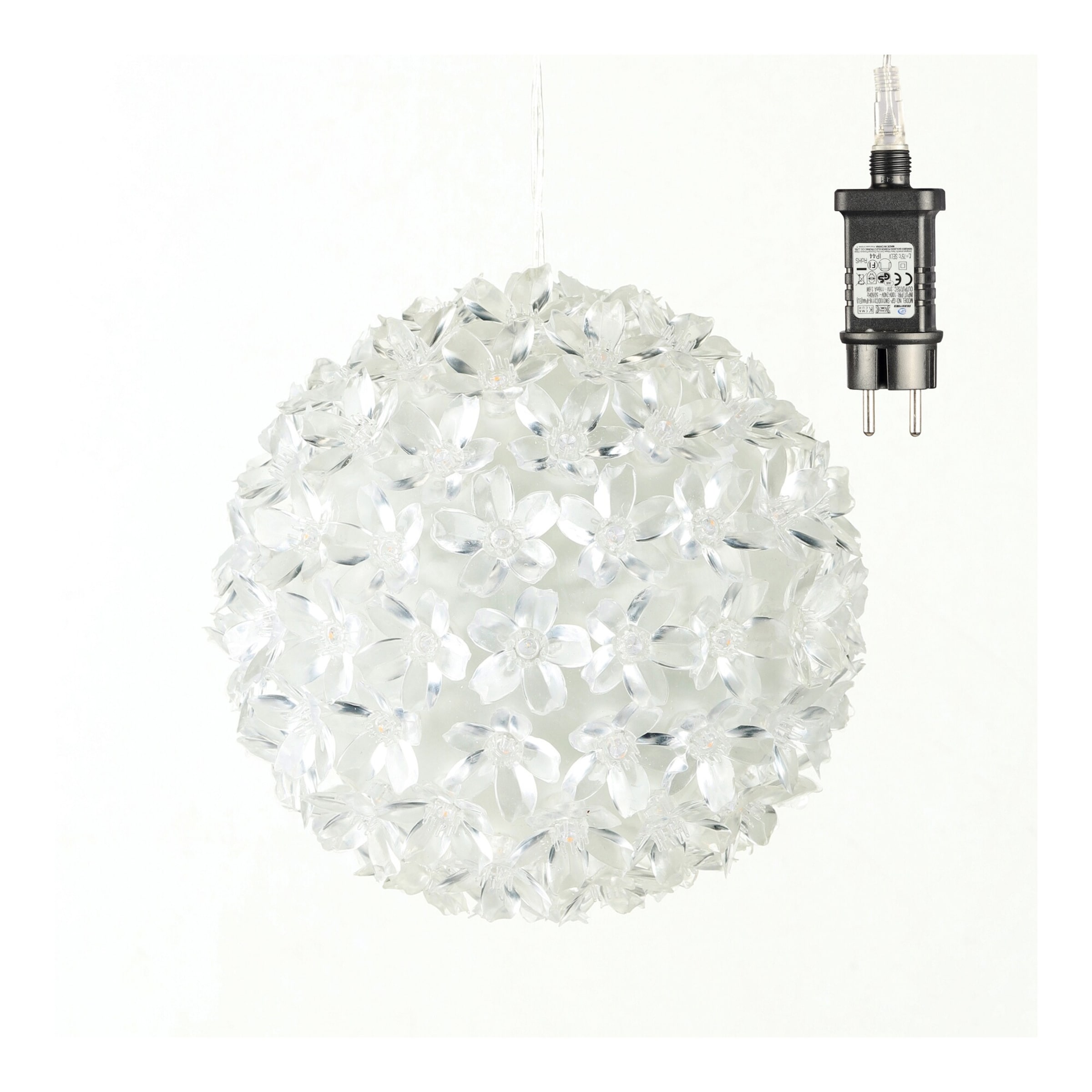 LED-Lichterkugel "Blumenzauber"