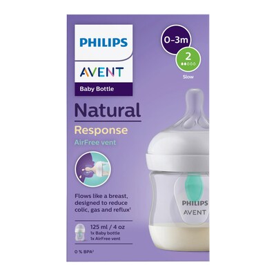 Babyflasche Natural Response, AirFree, 125ml, ab Geburt