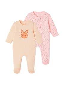 Strampler 2er-Pack Baby Mädchen
