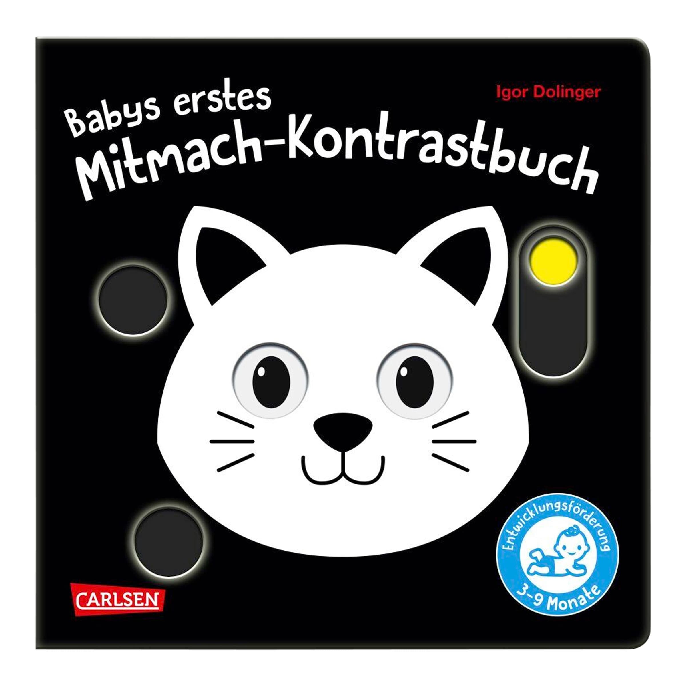 Carlsen Verlag Pappbilderbuch Babys erstes Mitmach-Kontrastbuch
