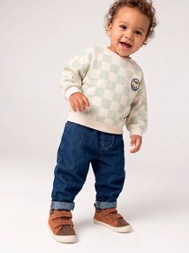 Baby Jeans mit Dehnbund BASIC, Bundweite verstellbar