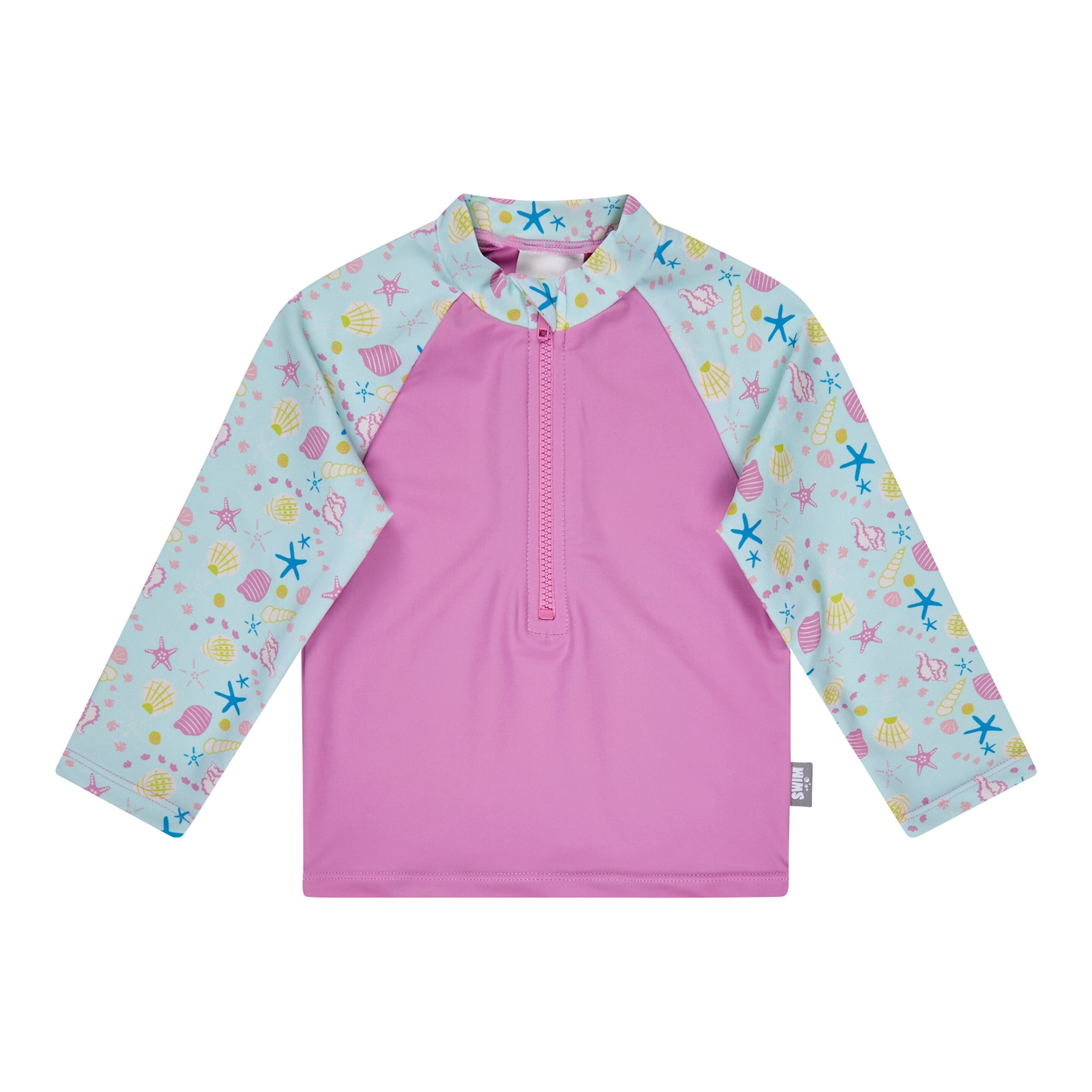 Sterntaler Damen Rosa | Mehrfarbig Badeshirt Langarm Mit Uv-Schutz Muscheln - Image 4