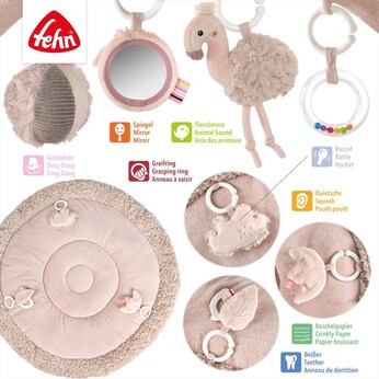 Spielbogen mit 3-D-Activity-Decke Flamingo