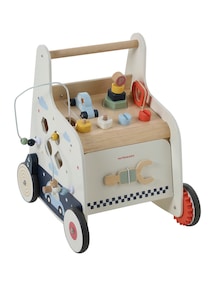 Activity-Lauflernwagen mit Werkbank und Autos, FSC®-Holz