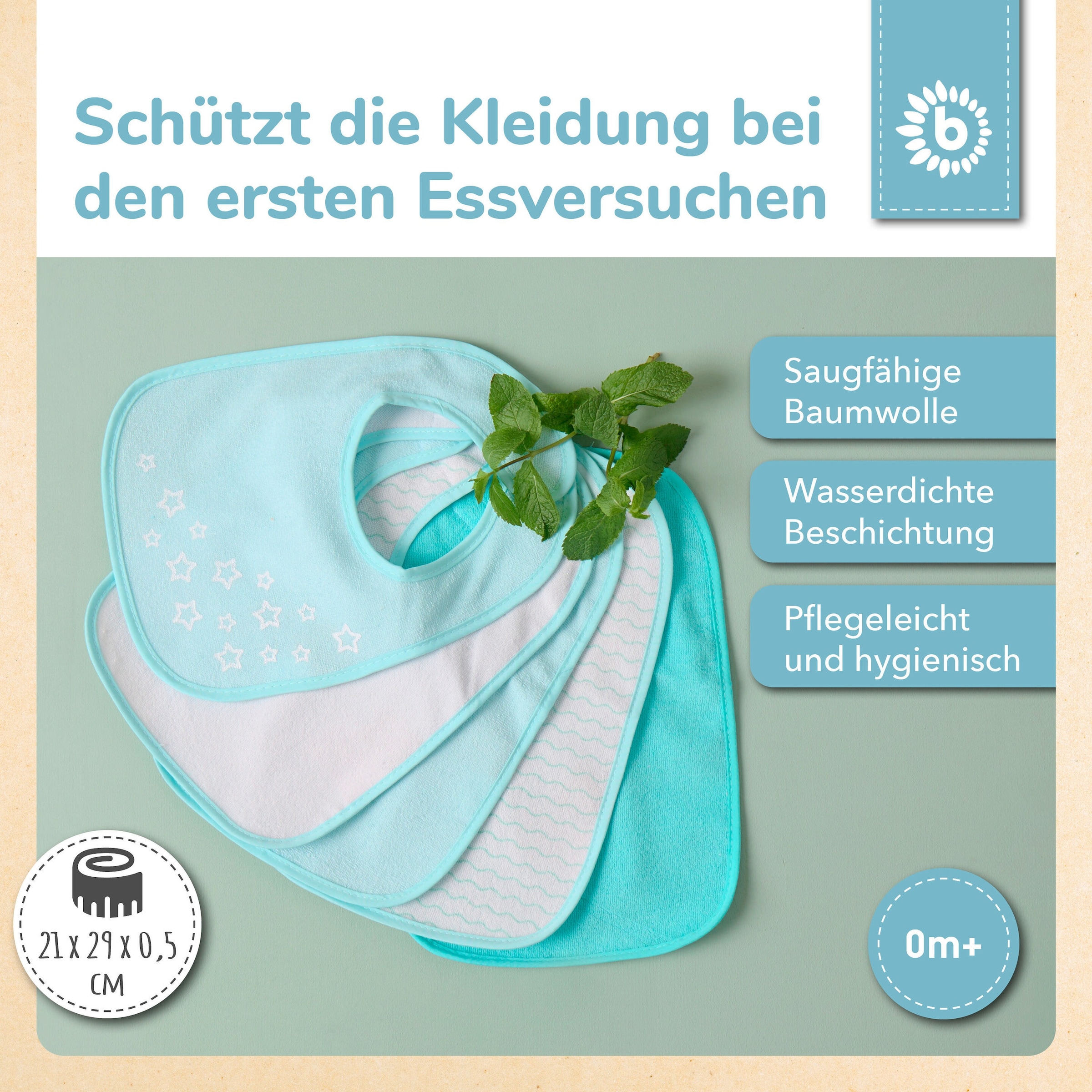 Bieco Lätzchen 5er Pack