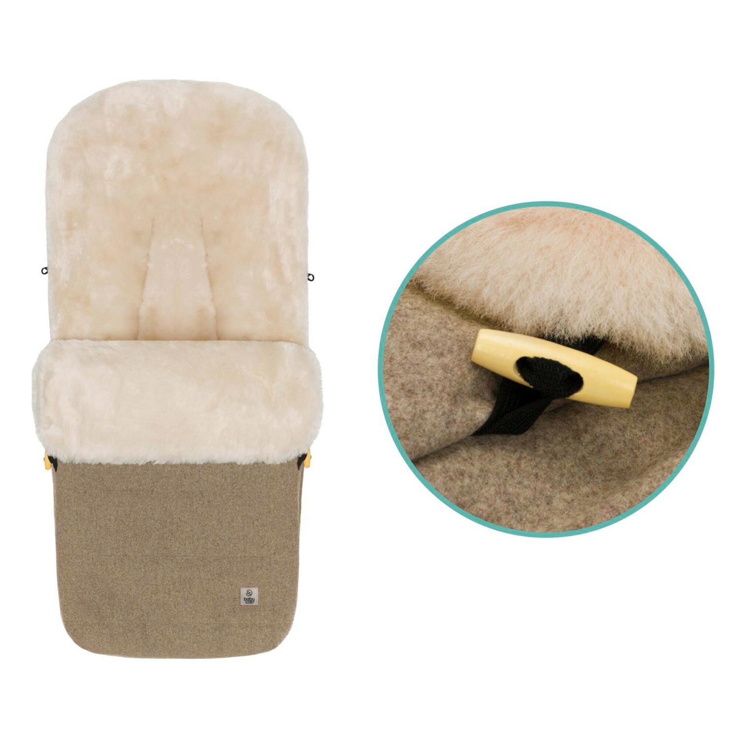 Winterfußsack Lammfell Lille Wool