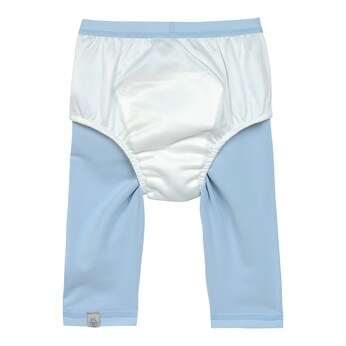 Capri-Schwimmleggings mit Windeleinsatz und UV-Schutz