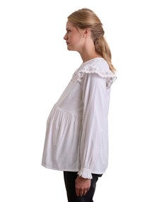 Festliche Umstandsbluse Baumwolle/Viskose