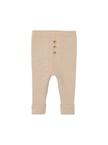Mitwachsende Baby Strickleggings