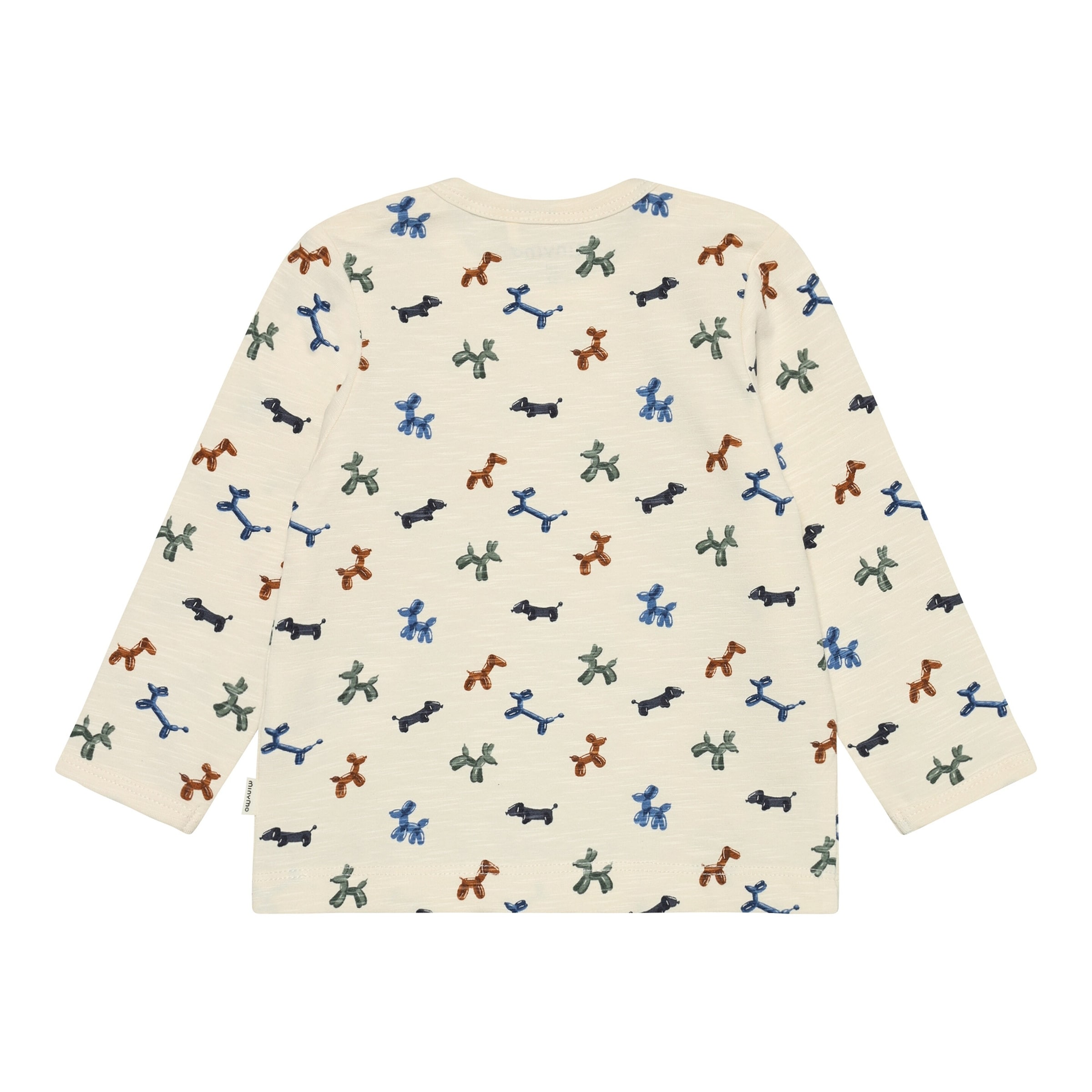 Minymo Shirt langarm Luftballon-Hunde