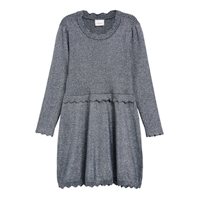 Kleid langarm Glitzer