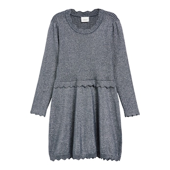 Kleid langarm Glitzer