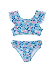 Mädchen Bikini mit Volants und Schleifen