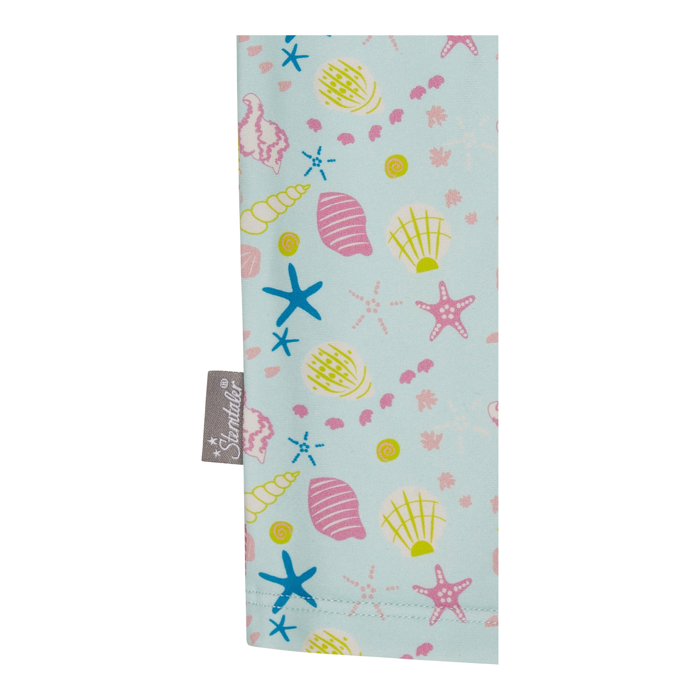 Capri-Schwimmleggings mit Windeleinsatz und UV-Schutz Muscheln