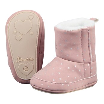 Babystiefel mit Klettverschluss Sterne