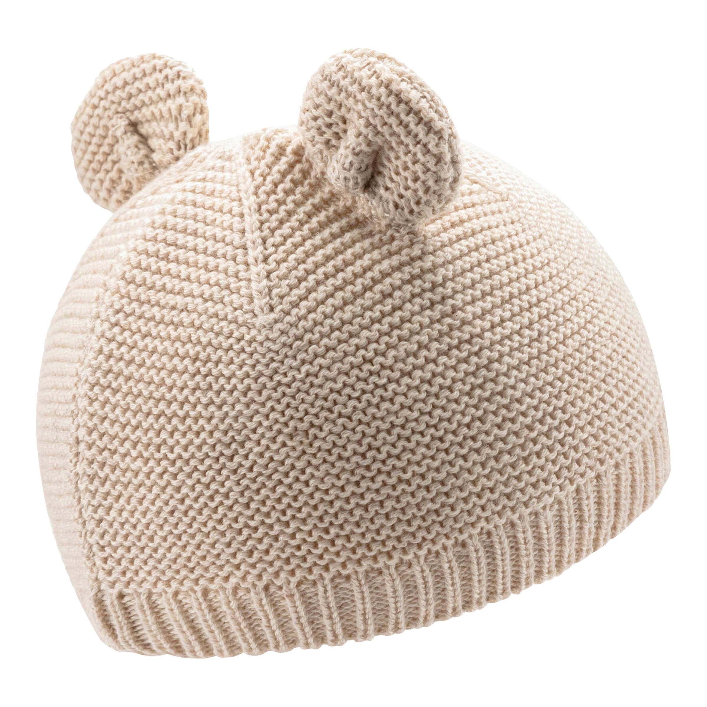 Winter-Strickmütze mit Ohren