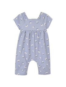 Mädchen Baby Overall mit Schmetterlingsärmeln