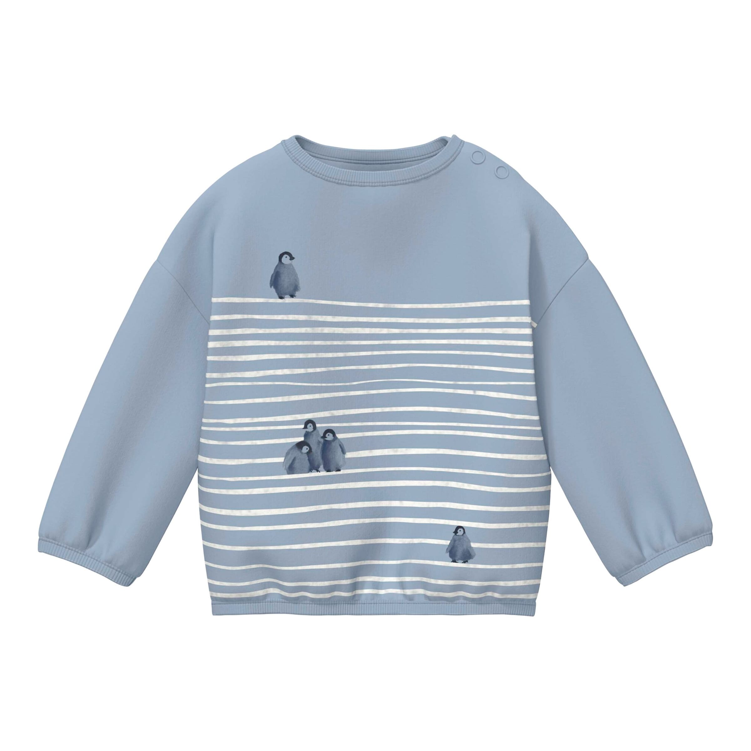 Sweatshirt Locker Fit mit Frontdruck für Babys s.Oliver