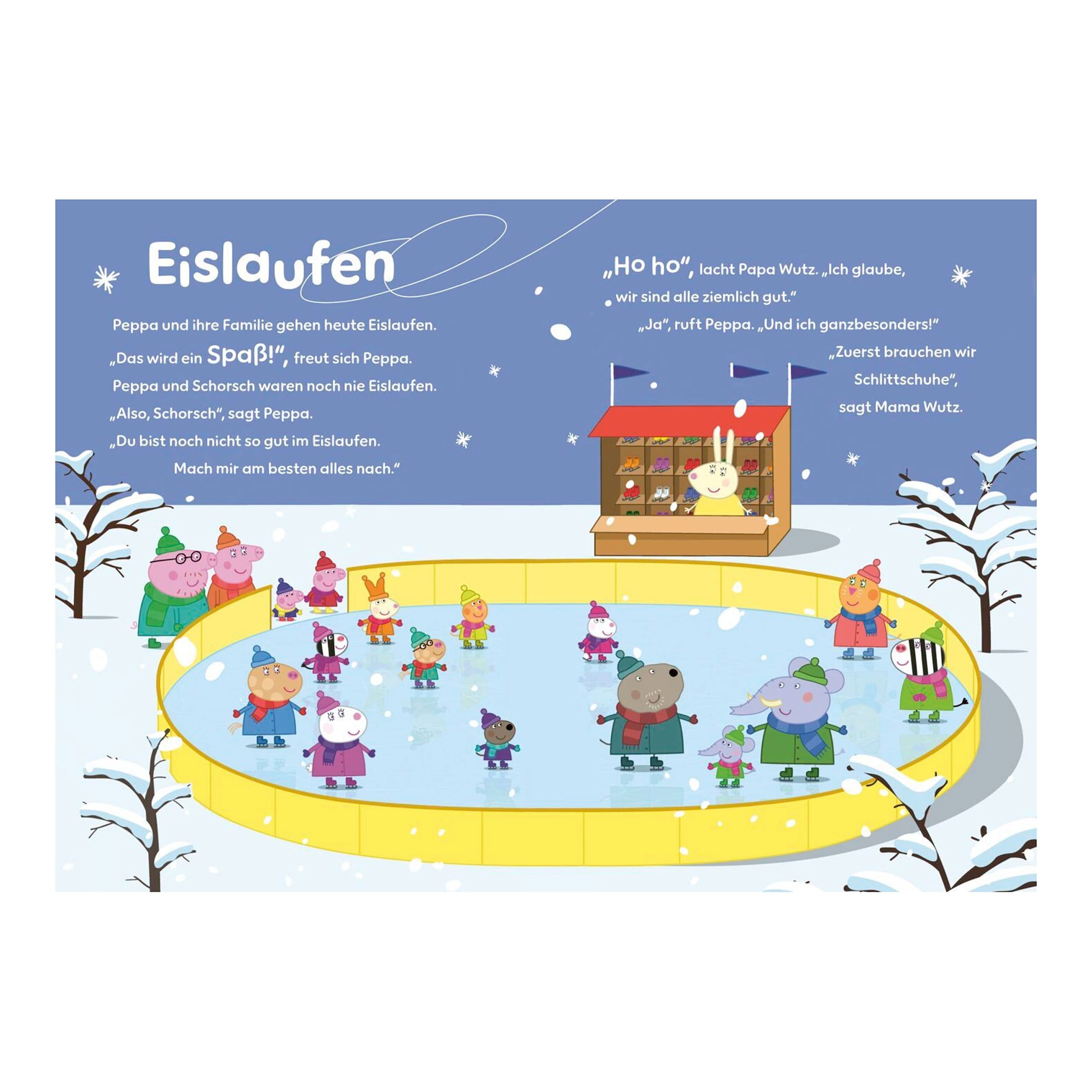 Carlsen Verlag Peppa Wutz Gutenachtgeschichten: Wintergeschichten zum Vorlesen mit 7 Geschichten