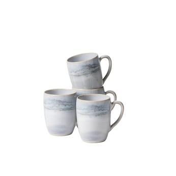 Kaffeebecher-Set, Steinzeug TIEFER SEE