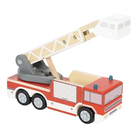 Camion de pompiers avec grande échelle