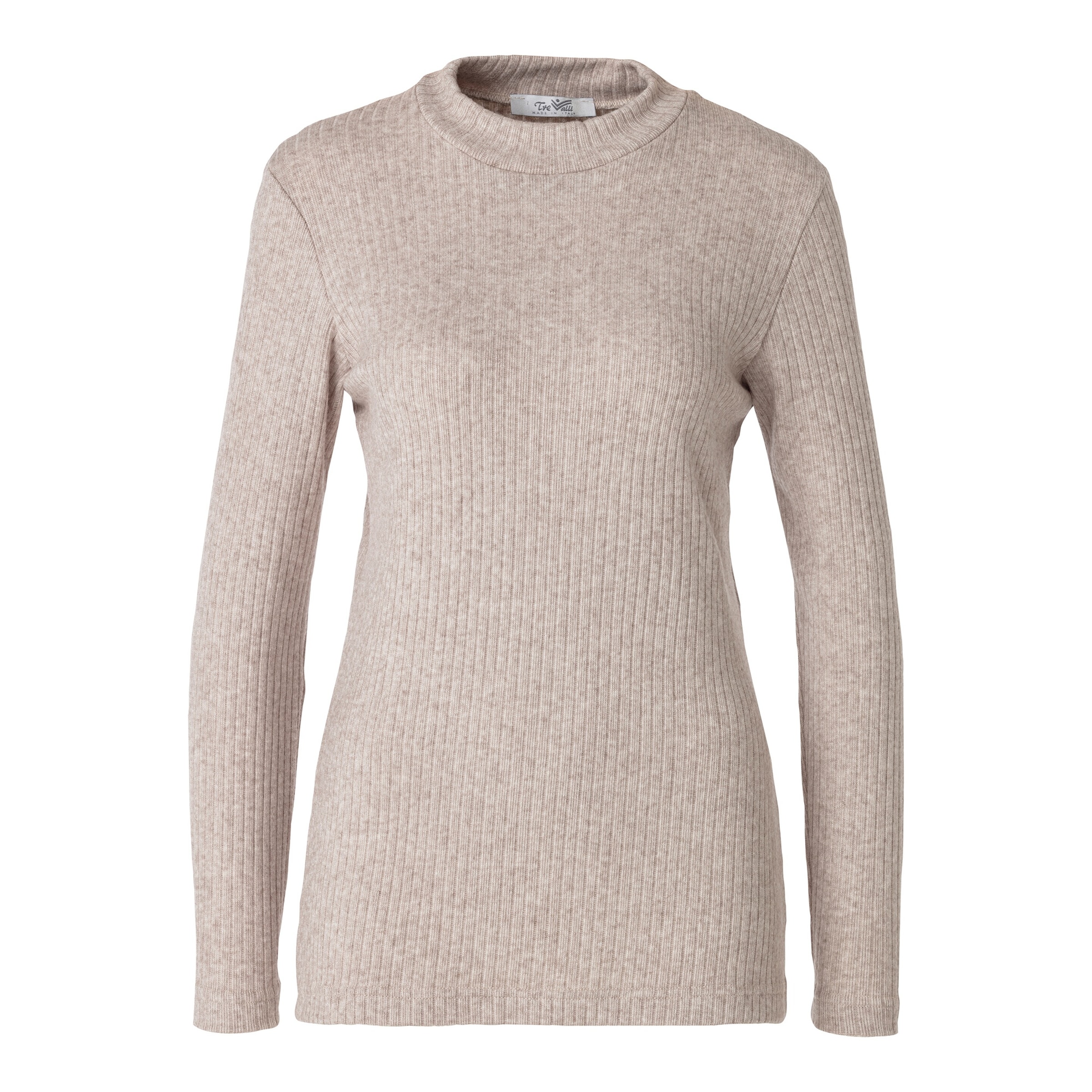 Damen-Pullover, gerippt